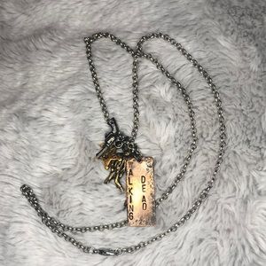 The walking dead necklace charm necklace